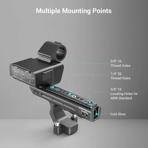 Vista 4 de SmallRig FX3 / FX30 XLR Plataforma de Extensión de Mango para Sony - MD3490