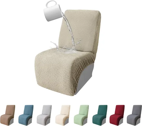 Vista 81 de Fundas de sofá reclinable seccional 100% impermeables para sofá reclinable en forma de L, funda de sofá modular de esquina en forma de L, fundas