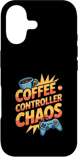 Vista 32 de Coffee Controller and Chaos Gamer Parents Mom and Dad Case for iPhone XR