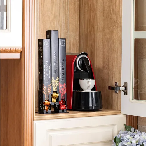 Vista 4 de ZCDCP Soporte para cápsulas de café, soporte organizador de cápsulas de café, pequeño 30 cápsulas originales