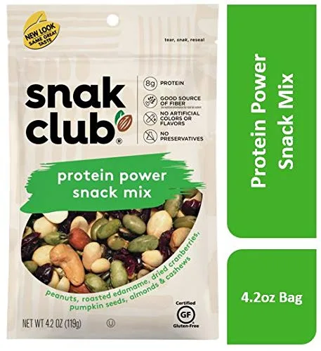 Vista 2 de Snak Club Mezclas surtidas (Protein Power, 4.2 oz. (1 unidad)..