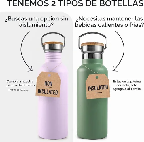 Vista 6 de Bambaw Botella de agua de acero inoxidable de 12 onzas, azul Egeo, 350 ml, de doble pared aislada, a prueba de fugas, apta para lavavajillas, sin