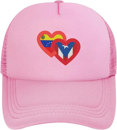 Vista 2 de Trucker Hat Mesh Baseball Cap Adjustable Dad Hat Unisex