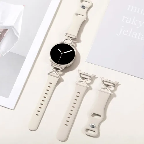 Vista 9 de Getino Correa delgada para Samsung Galaxy Watch 9, Watch 8 y 8 Classic para 1-Starlight