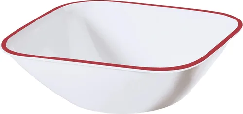 Vista 4 de Corelle juego de vajilla cuadrada/redonda de 16 piezas, Splendor, Esplendor