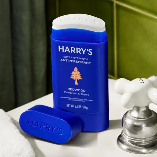 Vista 2 de Harry's Desodorante antitranspirante extra fuerte, antitranspirante para control del sudor y el olor para hombres, secuoya, 2.5 onzas, paquete de 3