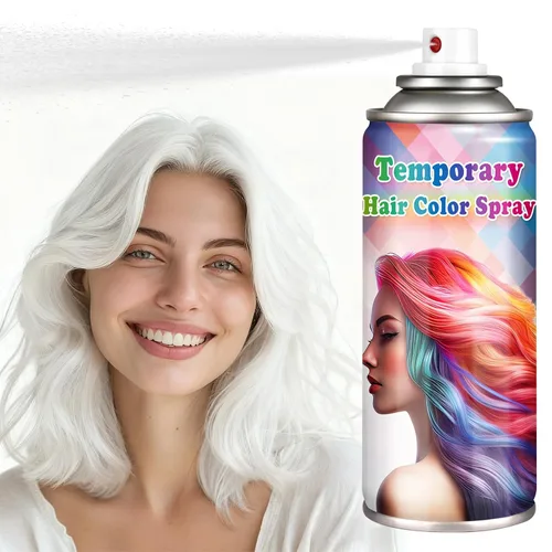 Vista 13 de Spray para el cabello gris Spray de color temporal Tinte para el cabello gris-gris, 4.1 fl oz