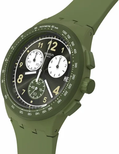 Vista 3 de Swatch Nada básico sobre el verde, Verde, Colección Holiday