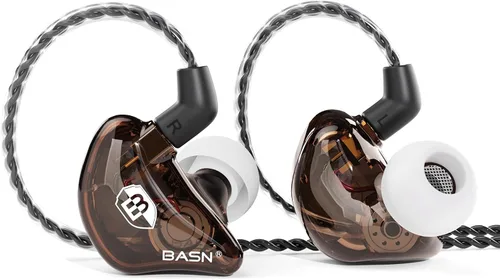Vista 8 de BASN Bsinger BC100 - Auriculares con monitor de oído, ajuste universal, aislamiento de ruido, auriculares IEM para músicos, cantantes, audiófilos