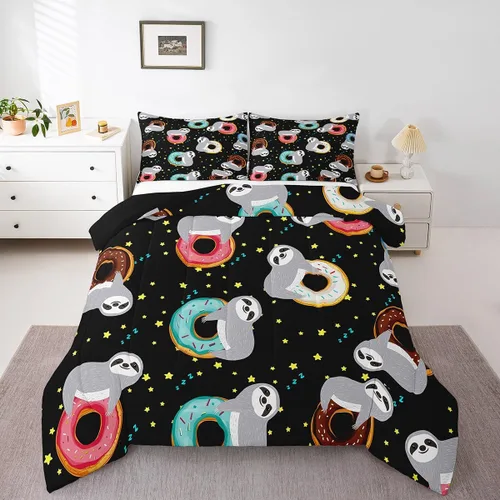 Vista 9 de Erosebridal Juego de edredón rústico de vaca, tamaño individual, juego de ropa de cama retro de piel de vaca para niños y niñas, relleno de edredón
