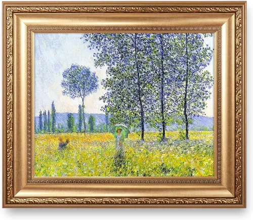 Vista 261 de A&T ARTWORK Antibes Seen from The Salis Gardens de Claude Monet Las Obras de Arte Clásico Mundial Reproducciones, Impresiones de Arte en Lienzo