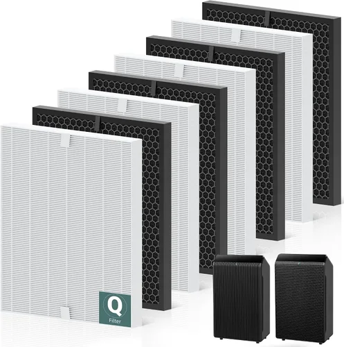 Vista 7 de 1712-0123-00 - Filter Q for Winix 5510 5520 5530 PlasmaWave Air Purifier SmokeGuard High Efficiency and Activated Carbon Filter for Home Bedroom