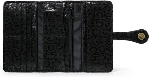 Vista 2 de CoFi Mila Trifold Wallet - Handmade Genuine Full Grain Leather - Womens Clutch Wallet - Many Unique Patterns