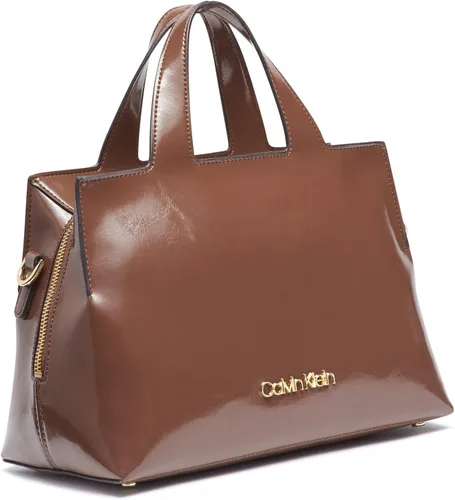 Vista 10 de Calvin Klein Neat Glazed Patent Statement - Bolso