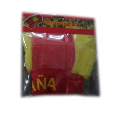 Vista 3 de Gorro Peluca Bandera de España Th3 Party