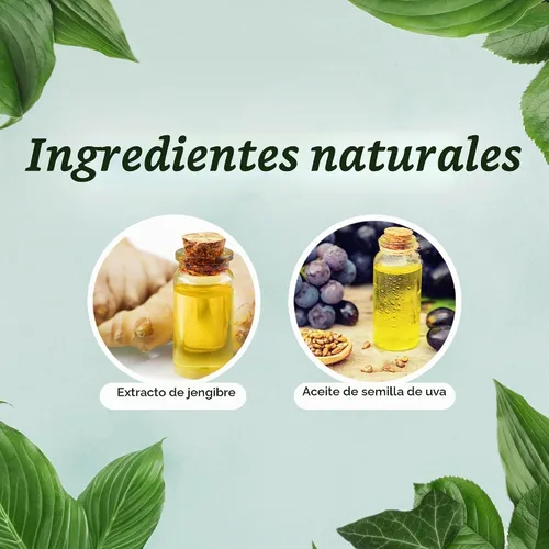 Vista 6 de Herbishh Suero de aceite de crecimiento capilar de jengibre para cabello