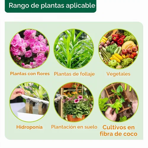 Vista 3 de Nutrientes hidropónicos, 33.8 fl oz alimento líquido vegetal para jardines interiores