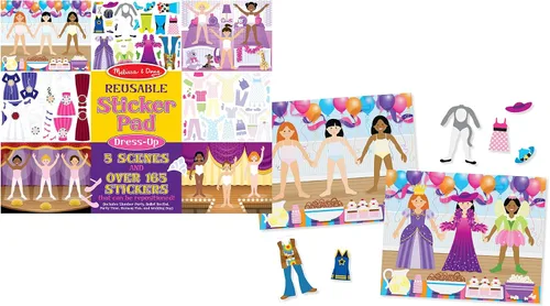 Vista 6 de Adhesivos reutilizables de ropa "Dress-up" de Melissa & Doug, Multicolor