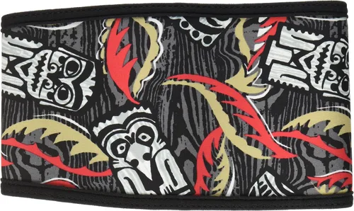 Vista 6 de Bandas lavables y reutilizables de vientre para perro macho de PlayaPup, Tiki Flame