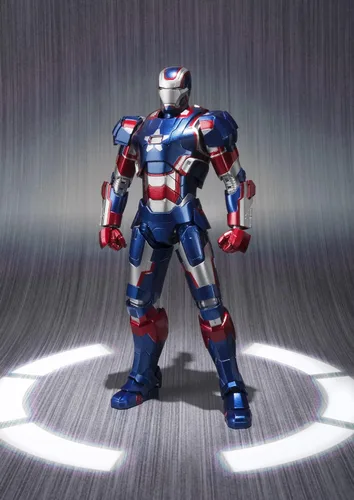 Vista 2 de TAMASHII NATIONS Bandai S.H. Figuarts Iron Patriot Iron Man 3 Figura de acción