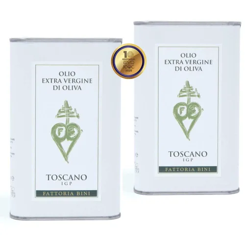 Vista 7 de Fattoria Bini Aceite de oliva italiano virgen extra virgen 2023-2024 Toscana IGP rico en polifenoles (+450 mg/kg) 2023-2024 Italia, propiedad