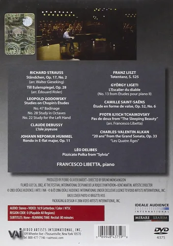 Vista 2 de Francesco Libetta - Live at La Roque D'Antheron International Piano Festival 2002
