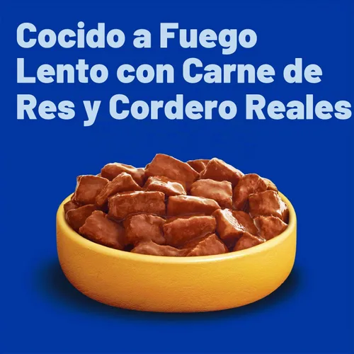 Vista 4 de Pedigree Alimento húmedo para perros con alto contenido de proteínas, carne