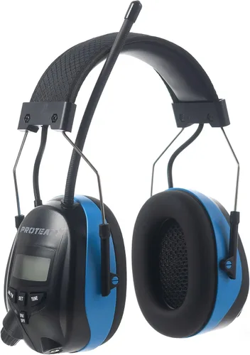 Vista 9 de Protección auditiva con Bluetooth, auriculares inalámbricos con cancelación de ruido 30 dB SNR, sin función de radio, orejeras de batería Batería