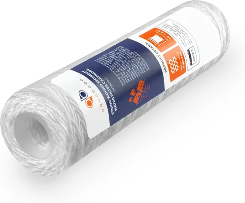 Vista 6 de Aquaboon Cartucho de filtro de agua para heridas de cuerda, filtro de agua de 10 micrones para toda la casa, 10 x 2.5 pulgadas, repuesto para filtro