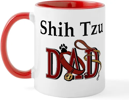 Vista 31 de CafePress Cute Shih Tzu Dog Mugs - Taza de café de cerámica de 11 oz (11.0 fl oz)