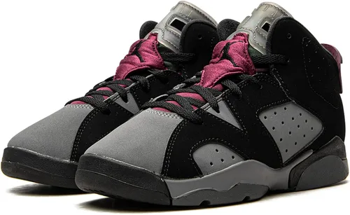 Vista 2 de Nike Preschool Air Jordan 6 Retro PS Bordeaux BlackLight GraphiteDark Grey