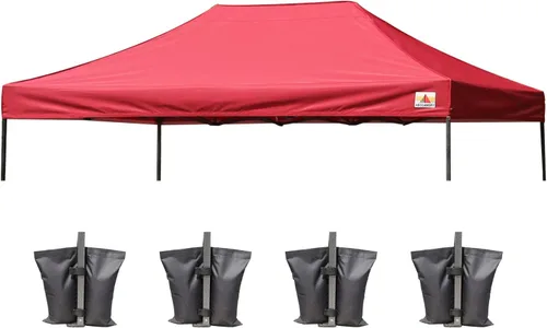 Vista 79 de ABCCANOPY Toldo de repuesto para tienda de campaña desplegable (8 x 8 pies, blanco)