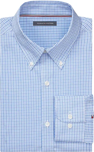Vista 3 de Tommy Hilfiger Camisa de vestir para hombre Slim Fit Stretch Twill