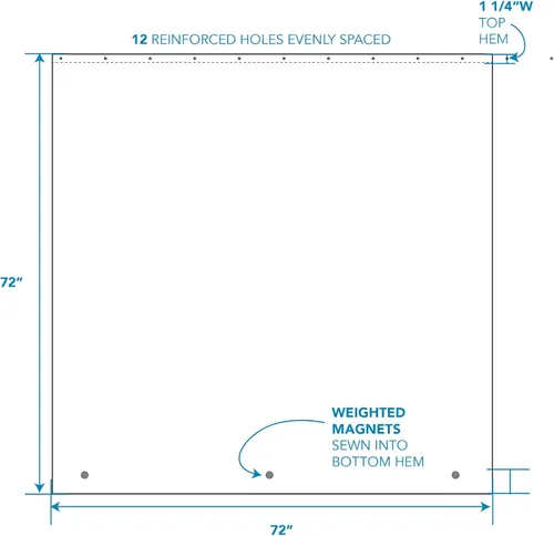 Vista 2 de InterDesign PEVA calibre 3 forro de cortina de ducha – resistente al moho, última intervensión de PVC, 100% poliéster, Transparente, Estándar