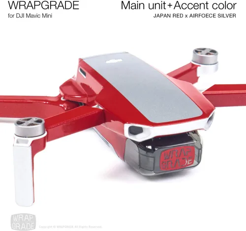 Vista 6 de Wrapgrade Skin compatible con DJI Mavic Mini Color decorativo