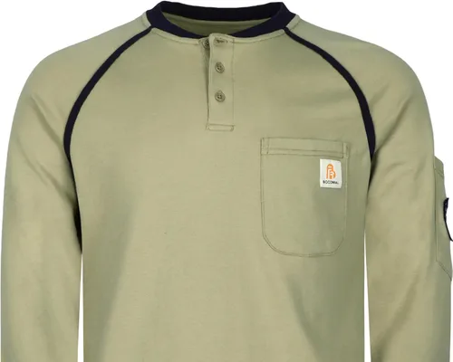 Vista 60 de BOCOMAL FR Shirts - Camisa ligera de 5.5 onzas de manga corta y resistente al fuego/ignífuga