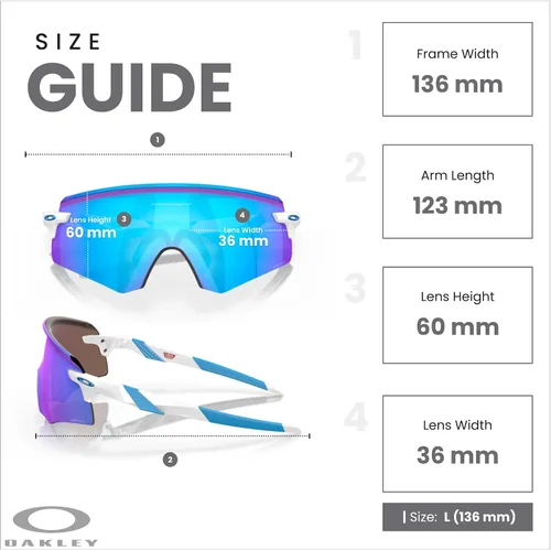 Vista 12 de Oakley Encoder OO9471 - Gafas de sol rectangulares para hombre, correa y kit de cuidado iWear de diseñador