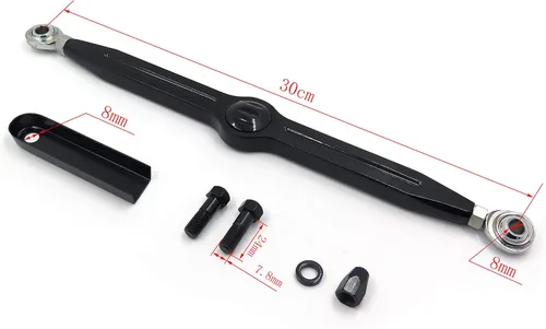 Vista 3 de MT288-015 - Enlace de Cambio de Marchas CNC Negro Compatible con Harley Custom Street Glide FLHX 2006-2014
