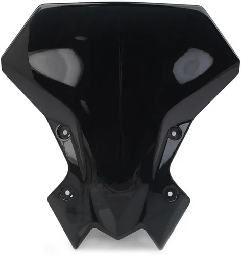 Vista 2 de LIRU - Protector de parabrisas de plástico ABS para Kawasaki Z900 Z650 2020 2021 2022, negro