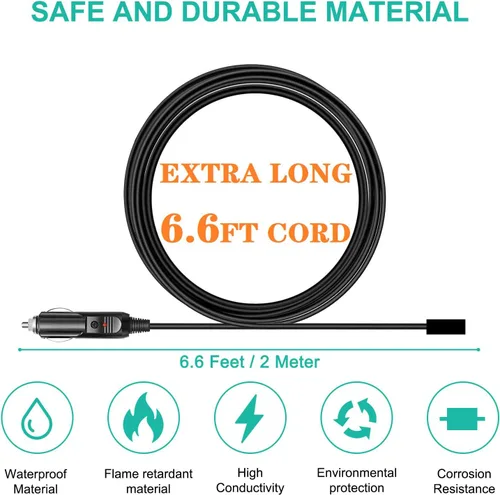 Vista 5 de DC8020 - Cable cargador de coche para Jackery Explorer 1000 1500 2000 V2 Pro Ultra Plus Series y Jackery HomePower 3000 3600 Plus Generadores