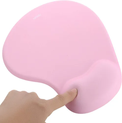 Vista 15 de Alfombrilla de mouse ergonómica para computadora con soporte para reposamuñecas, alfombrilla de mouse para aliviar el dolor con base de poliuretano