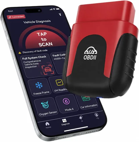 Vista 9 de Rocco OBD2 escáner Bluetooth para iOS y Android, sin suscripción