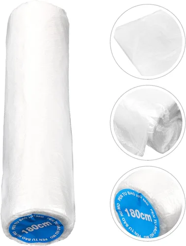 Vista 6 de OSALADI 1 rollo de pintura de plástico para muebles para sofás, gabinetes, fundas de sofá para sofá, cubierta de plástico de barrera, PE