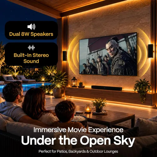 Vista 5 de SONAGI Orion - Televisor de 55 pulgadas para exteriores, televisor