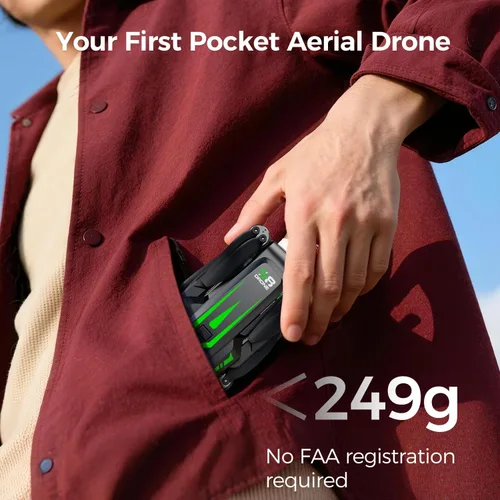 Vista 6 de Drones GPS S8 con cámara EIS 4K para adultos y niños, pantalla de 5 pulgadas en el controlador, tiempo de vuelo de 60 minutos, retorno automático