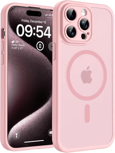 Vista 218 de TOCOL Funda para iPhone 11, compatible con Magsafe, protección completa de cámara, imanes integrados, protección contra caídas, funda translúcida