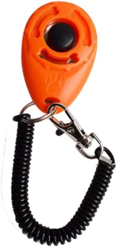 Vista 9 de SERYU 1 correa de muñeca para entrenamiento con clicker, para perros y mascotas, Negro -, Talla única