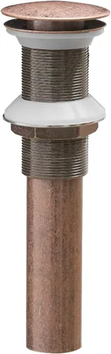 Vista 12 de BWE Tapón de drenaje negro para fregadero con desbordamiento, se adapta al orificio estándar del fregadero de baño de 1-1/2 a 1-3/4 pulgadas, negro