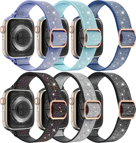 Vista 16 de LETOID Correas elásticas diseñadas para Apple Watch Band de 1.496 pulgadas, 1.575 pulgadas, 1.614 pulgadas, 1.654 pulgadas, 1.732 pulgadas, 1.772