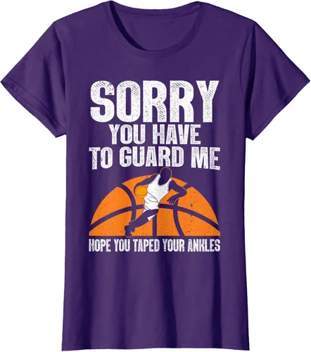 Vista 11 de Camiseta divertida de baloncesto para hombres y mujeres, Negro